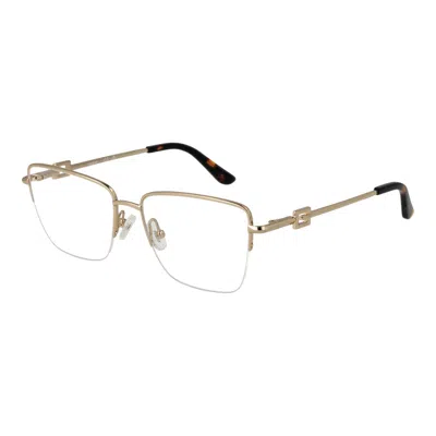 Guess Gold Metal Glasses Women's (frames) In Blue