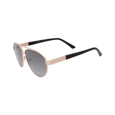 Guess Gold Metal Sunglasses In Neutral