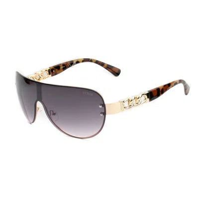 Guess Gold Metal Sunglasses In Gray