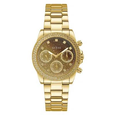 Guess Gold Stainless Steel Stainless Steel Watch