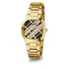 Guess Gold Stainless Steel Watch In Gold