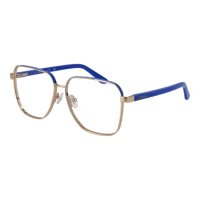 Guess Gold Women Optical Frames In Blue