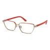 Guess Gold Women Optical Frames In Red