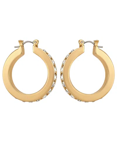 Guess Gold-tone Classic Hoop Earrings