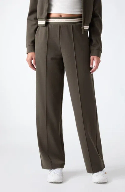 Guess Goliarda Wide Leg Pants In Brown