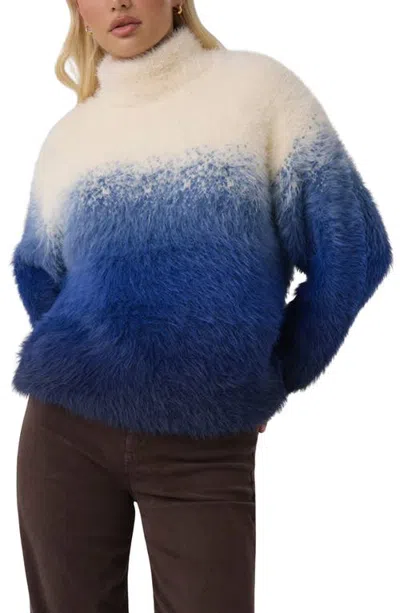 Guess Gracie Ombré Mock Neck Sweater In Fbkx-mediu