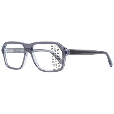 Guess Gray Men Optical Frames In Transparent
