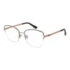 Guess Black Metal Glasses Women's (frames) In Gray