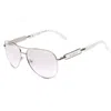 Guess Gray Metal Sunglasses In White