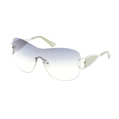Guess Gray Metal Sunglasses In Gold