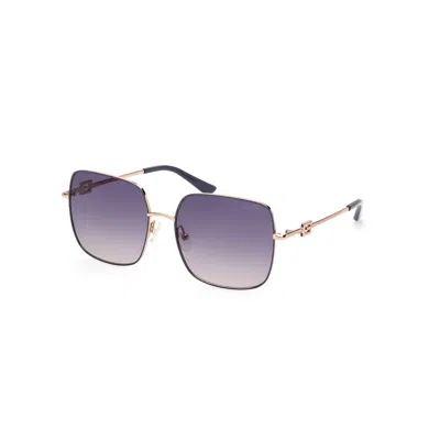 Guess Gray Metal Sunglasses In Multi