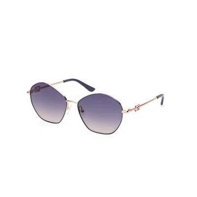 Guess Gray Metal Sunglasses In Multi