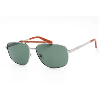 Guess Gray Metal Sunglasses In Grey