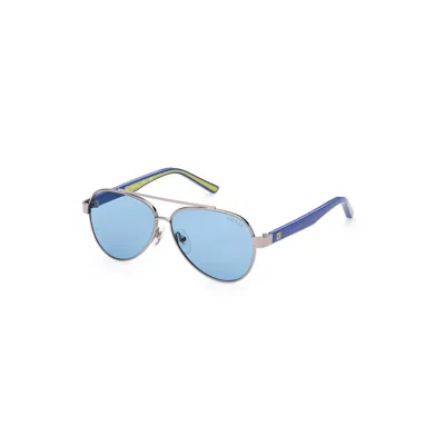 Guess Gray Metal Sunglasses In Grey