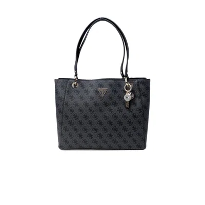 Guess Gray Polyethylene Handbag In Gre