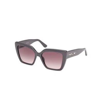 Guess Gray Resin Sunglasses In Black