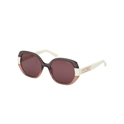 Guess Gray Resin Sunglasses In Black