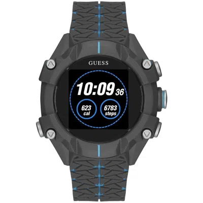Guess Gray Resin Watch In Grey