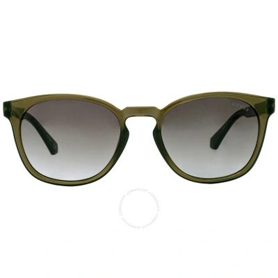 Guess Green Gradient Oval Men's Sunglasses Gu00045 96p 54