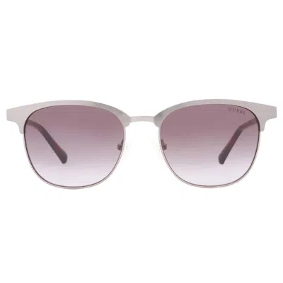 Guess Green Gradient Square Men's Sunglasses Gu00052 08p 54 In White