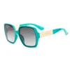 Guess Green Injected Sunglasses In Blue