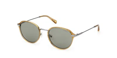 Guess Green Oval Men's Sunglasses Gu00068 41n 53