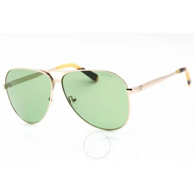 Guess Green Pilot Men's Sunglasses Gu00069 32n 61