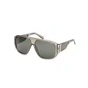 Guess Green Resin Sunglasses In Gray