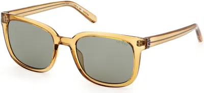 Guess Green Square Men's Sunglasses Gu00065 41n 53