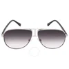 Guess Grey Gradient Pilot Unisex Sunglasses Gg2148 10b 61 In Grey