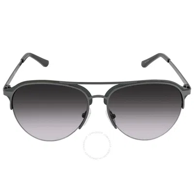 Guess Grey Pilot Men's Sunglasses Gg2154 08p 60 In Gray