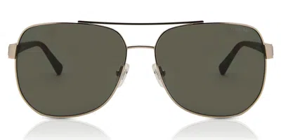 Guess Gu00015 32n Men's Sunglasses Gold Size 61 In Multi