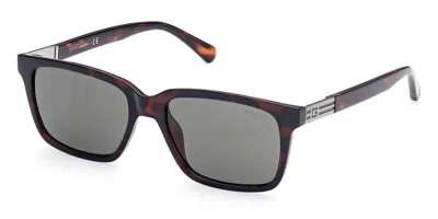 Guess Gu00041 52n Men's Sunglasses Tortoiseshell Size 54 In Brown