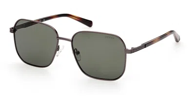 Guess Gu00051 07n Men's Sunglasses Grey Size 57 In Multi