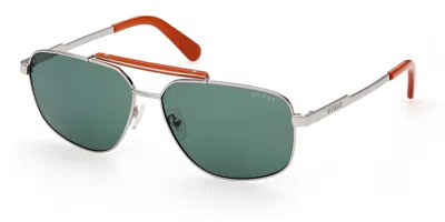Guess Gu00054 08n Men's Sunglasses Grey Size 61 In Multi