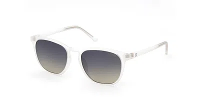 Guess Gu00061 26p Men's Sunglasses Clear Size 53 In Multi