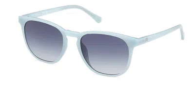Guess Gu00061 84w Men's Sunglasses Blue Size 53