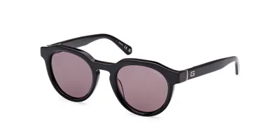 Guess Gu00063 01a Men's Sunglasses Black Size 50