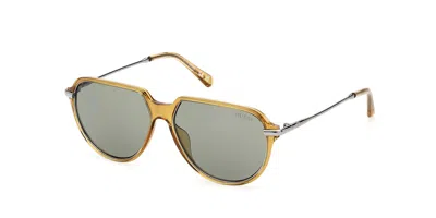 Guess Gu00067 41n Men's Sunglasses Yellow Size 56