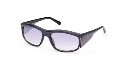 Guess Gu00073 20x Men's Sunglasses Grey Size 57 In Gray
