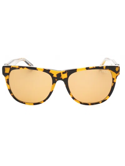 Guess Gu00075 Sunglasses In Blonde Havana / Brown