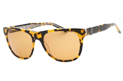 Guess Gu00075 Tortoiseshell Oval Sunglasses In Multi