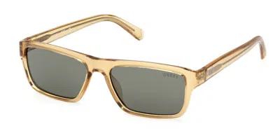 Guess Gu00085 41n Men's Sunglasses Yellow Size 55
