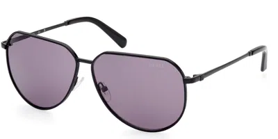 Guess Gu00089 01y Men's Sunglasses Black Size 62