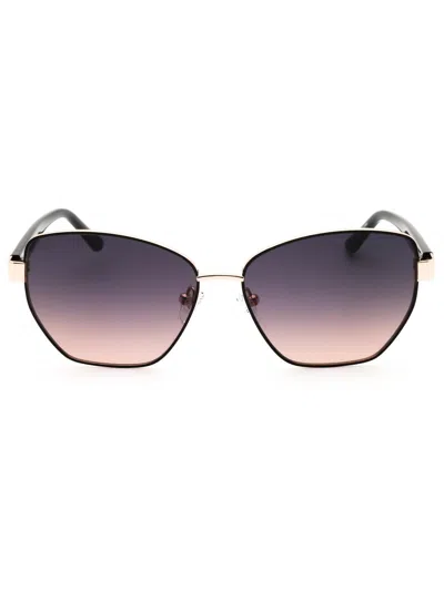 Guess Gu00102 Cat-eye Gradient Lens Sunglasses In Multi