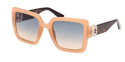 Guess Gu00103 57p Women's Sunglasses Brown Size 52