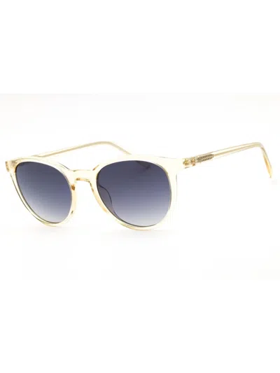 Guess Gu00118 Sunglasses In 39c - Shiny Yellow / Smoke Mirror