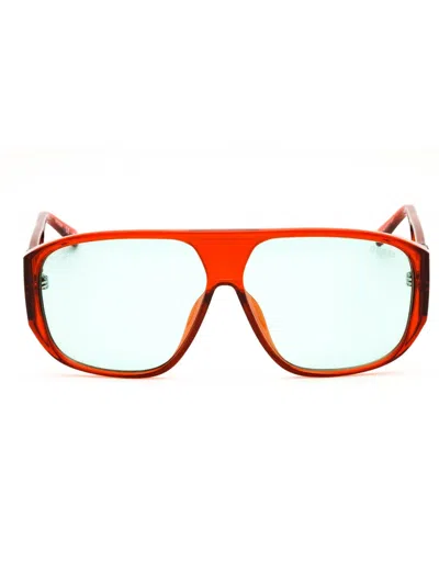 Guess Gu00135 Sunglasses In Orange/other / Blue