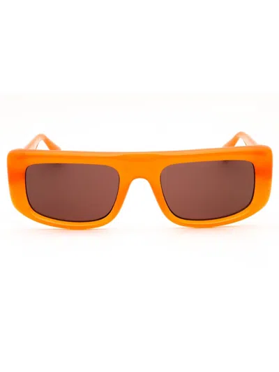 Guess Gu00138 Sunglasses In Shiny Light Blue / Smoke