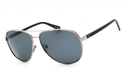 Guess Gu00140 08d Shiny Gunmetal/smoke Polarized In Multi